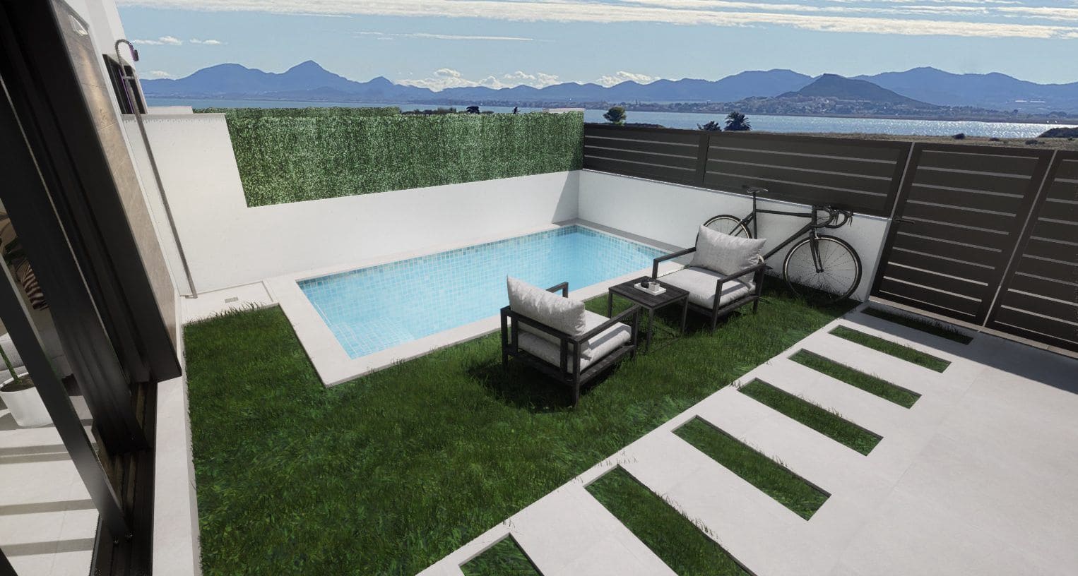 3 quarto Moradia para venda em Los Alcazares com piscina - 419 900 € (Ref: 9870275)