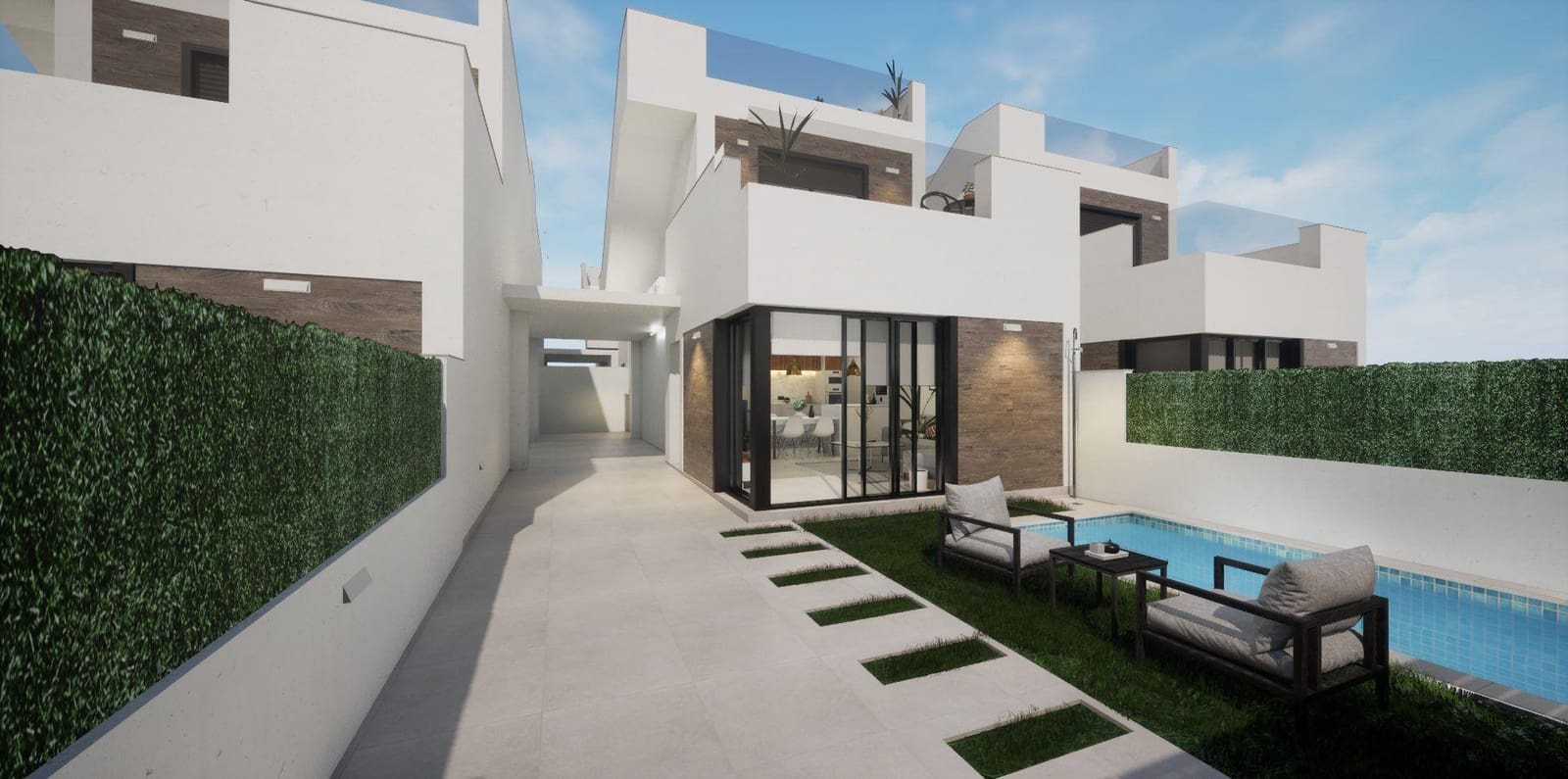 3 quarto Moradia para venda em Los Alcazares com piscina - 419 900 € (Ref: 9870275)