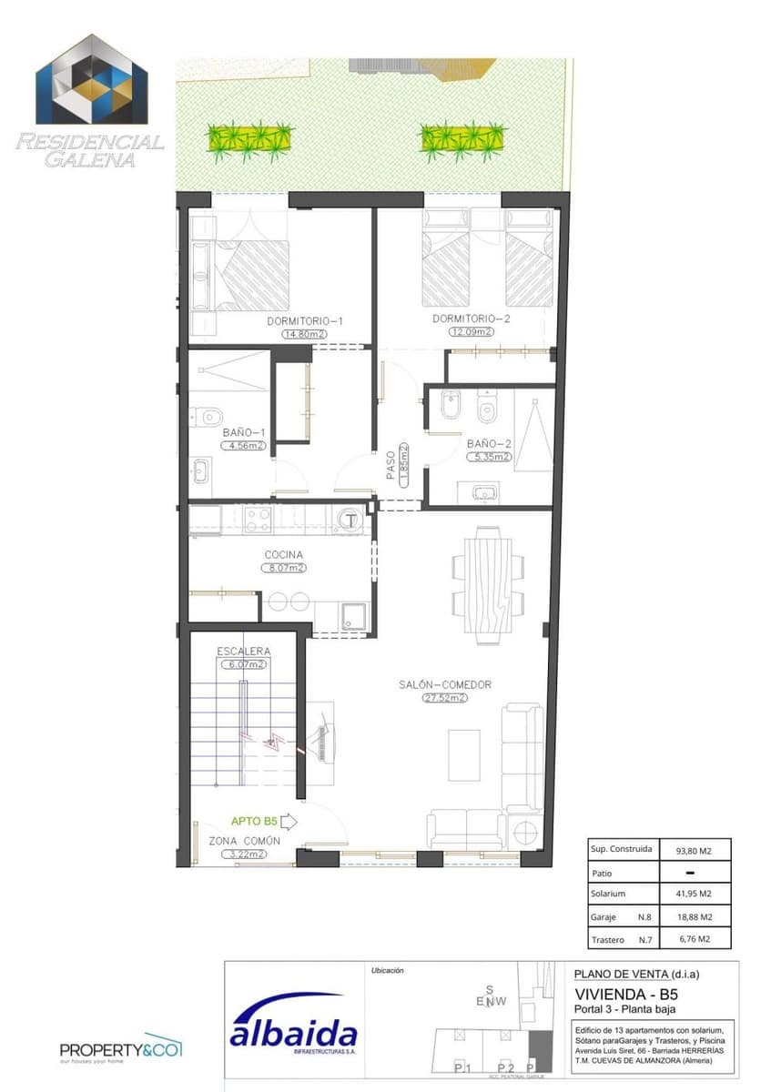 2 sovrum Lägenhet till salu i Cuevas del Almanzora - 125 900 € (Ref: 9870279)