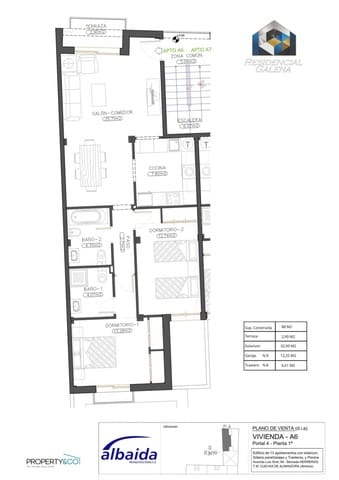 2 chambre Appartement à vendre à Cuevas del Almanzora - 129 900 € (Ref: 9870279)