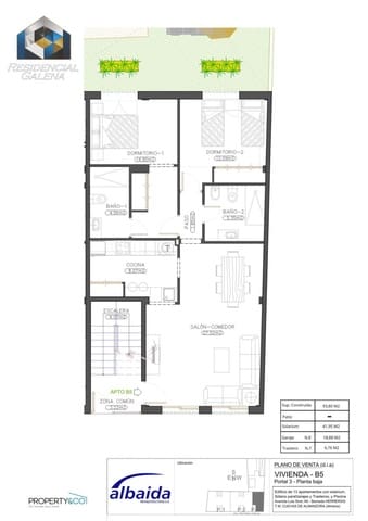 2 chambre Appartement à vendre à Cuevas del Almanzora - 129 900 € (Ref: 9870279)