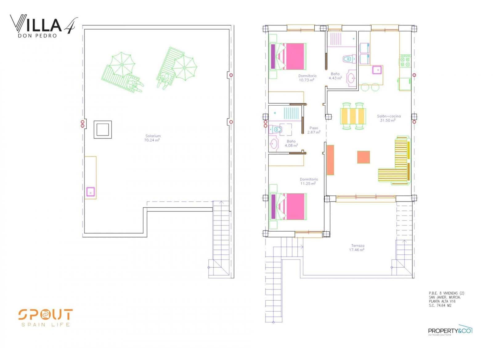 2 makuuhuone Huvila myytävänä paikassa San Javier - 272 900 € (Ref: 9870285)