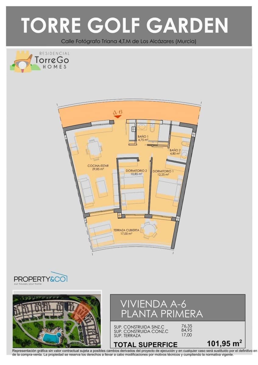 3 sypialnia Willa na sprzedaż w Los Alcazares - 338 900 € (Ref: 9870291)
