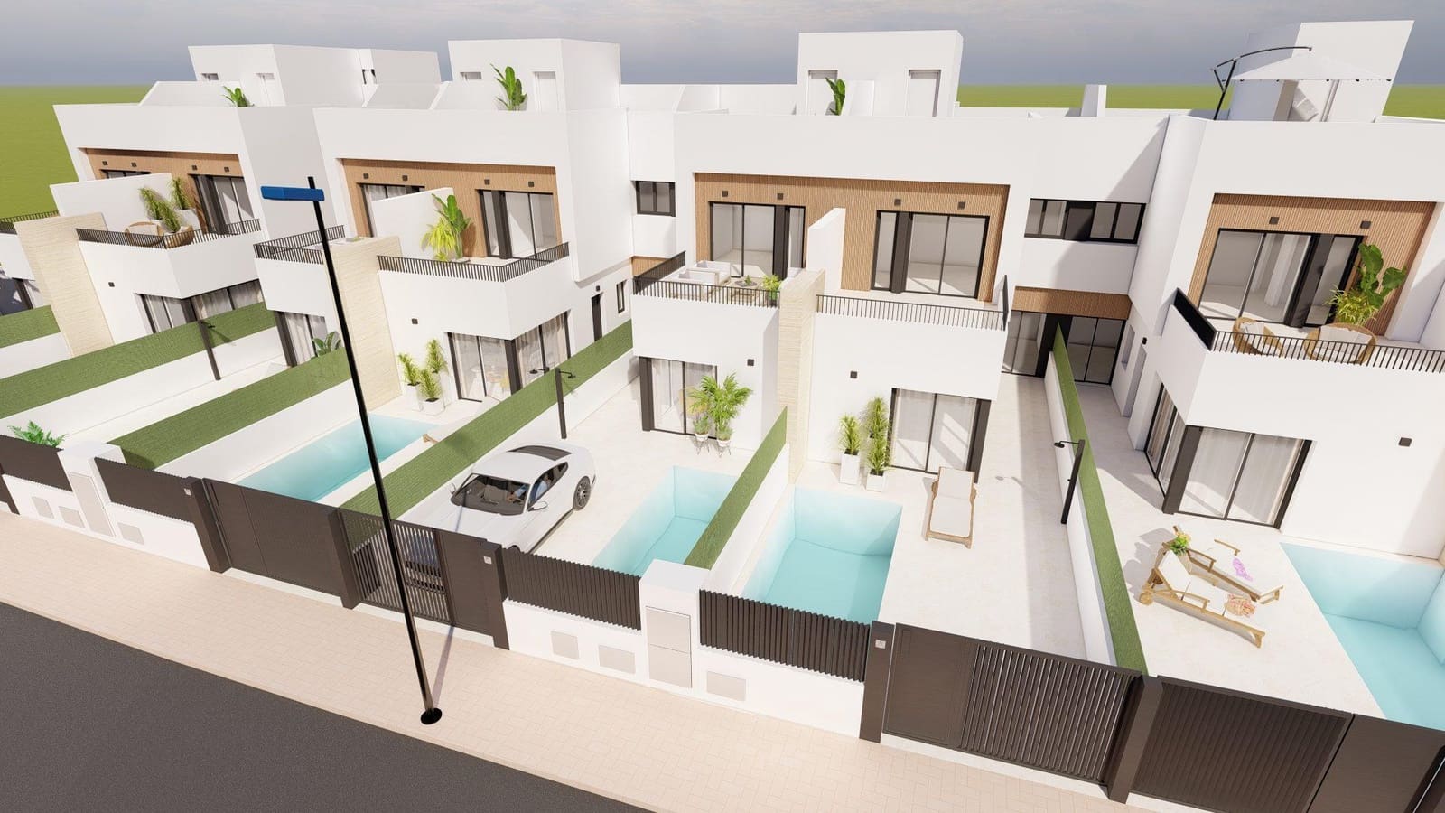 3 slaapkamer Bungalow te koop in Santiago de la Ribera met zwembad - € 369.900 (Ref: 9870297)