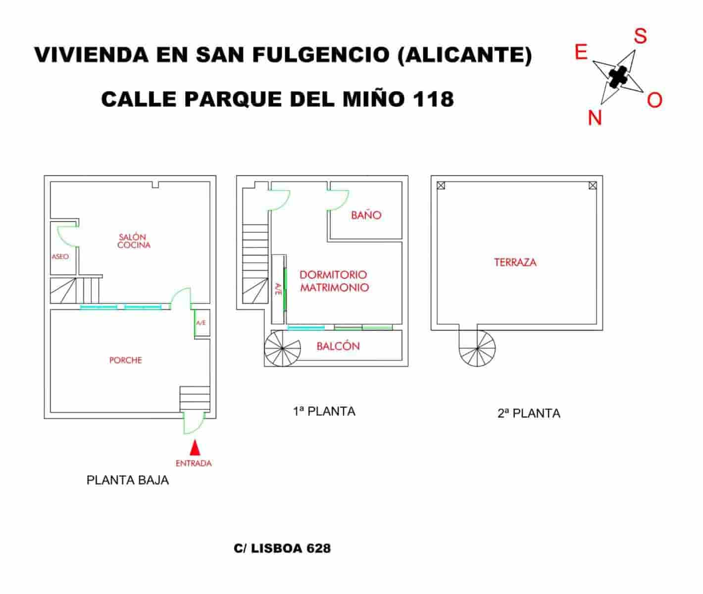 1 chambre Villa/Maison Mitoyenne à vendre à San Fulgencio - 129 000 € (Ref: 9879066)