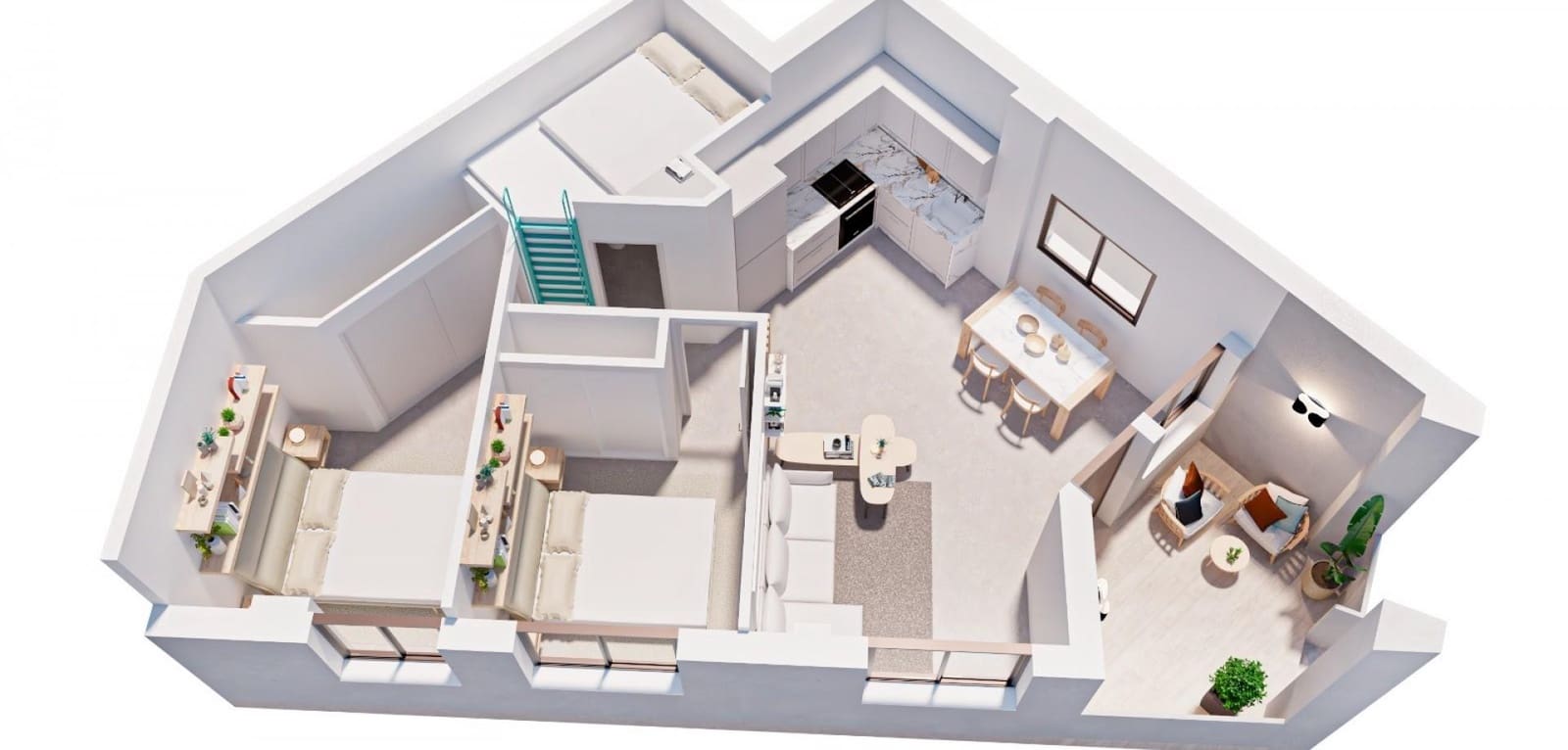 2 soveværelse Lejlighed til salg i Pilar de la Horadada - € 149.900 (Ref: 9963242)