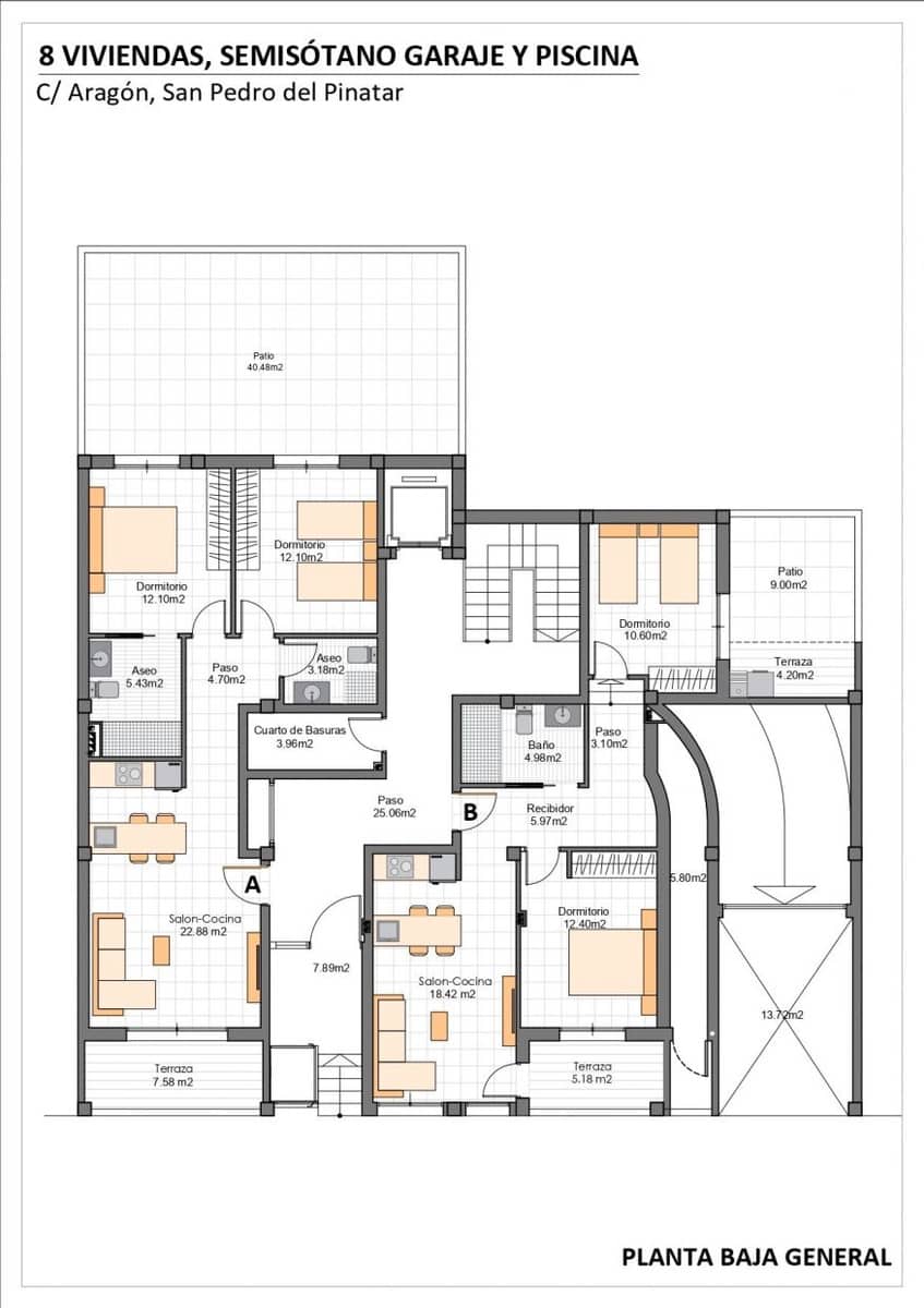 2 slaapkamer Appartement te koop in Lo Pagan - € 283.400 (Ref: 9986997)