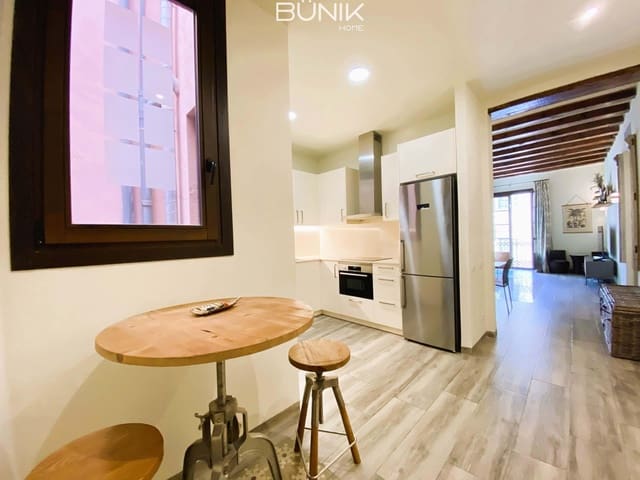 Appartement de 2 chambres à louer à Sant Pere, Santa Caterina i La Ribera, Barcelone ville - 2 500 € (Ref: 8576103)
