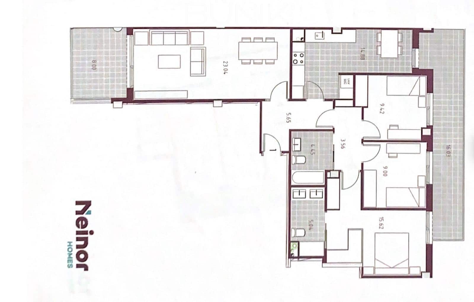 3 soverom Leilighet til salgs i Badalona med svømmebasseng garasje - € 575 000 (Ref: 9820554)