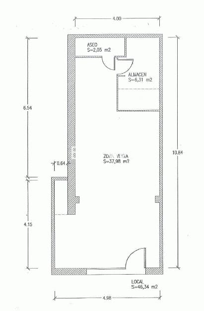 2 makuuhuone Kaupallinen vuokrattavana paikassa Barcelona kaupunki - 1 200 € (Ref: 9875407)