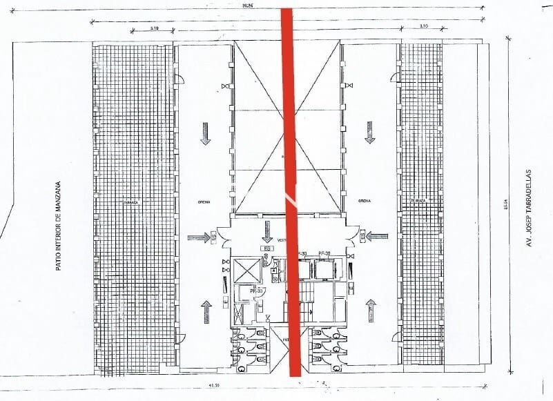 Kantoor te huur in Barcelona stad met garage - € 2.230 (Ref: 9875409)