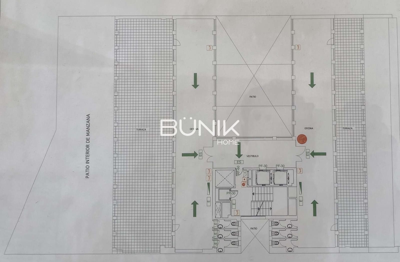 Kantoor te huur in Barcelona stad met garage - € 2.230 (Ref: 9875409)