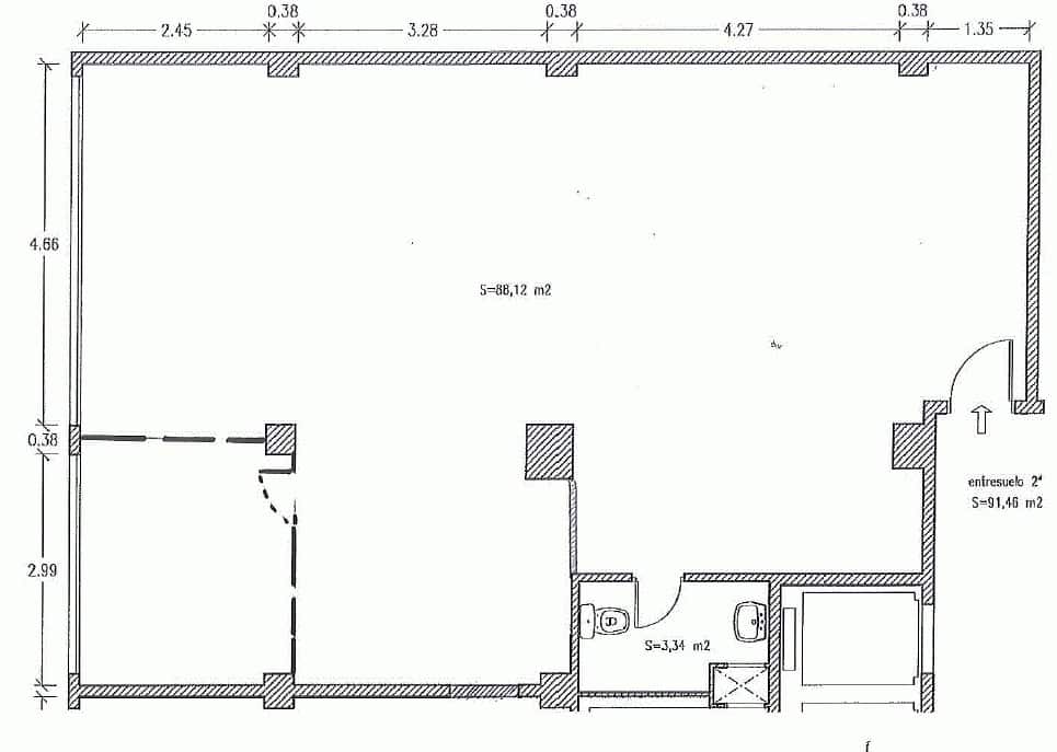 2 makuuhuone Toimisto vuokrattavana paikassa Barcelona kaupunki - 975 € (Ref: 9875416)