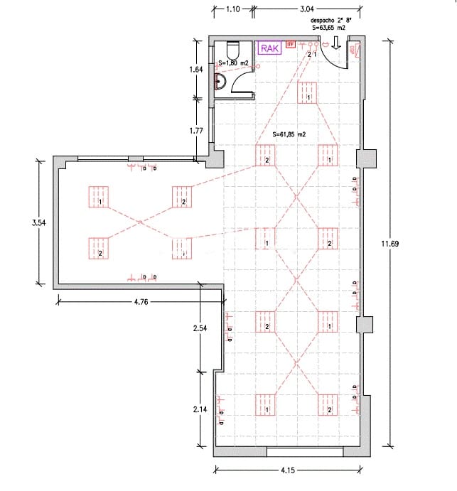 1 sypialnia Biuro do wynajęcia w Miasto Barcelona z garażem - 750 € (Ref: 9877578)