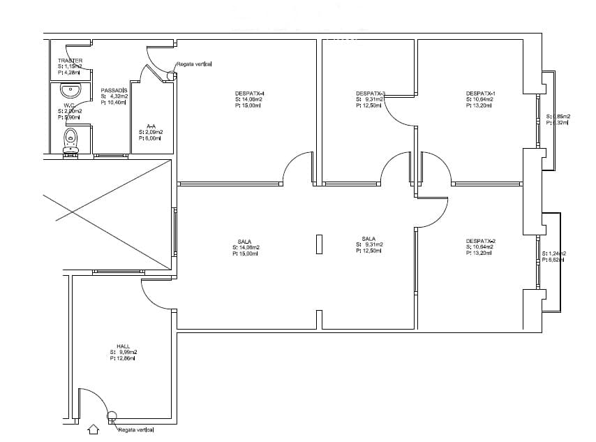 5 makuuhuone Toimisto vuokrattavana paikassa Barcelona kaupunki mukana 
autotalli - 1 650 € (Ref: 9935298)
