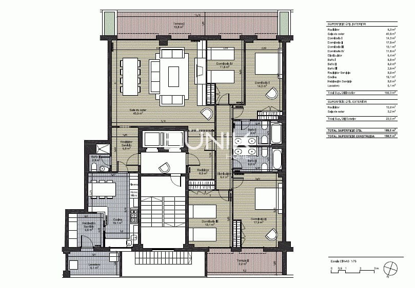 5 Zimmer Büro zu vermieten in Barcelona Stadt - 4.200 € (Ref: 9956633)
