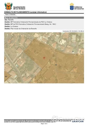 Ubebygd land til salgs i La Orotava - € 115 000 (Ref: 9850421)