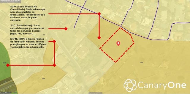 Ubebygd land til salgs i La Orotava - € 115 000 (Ref: 9850421)