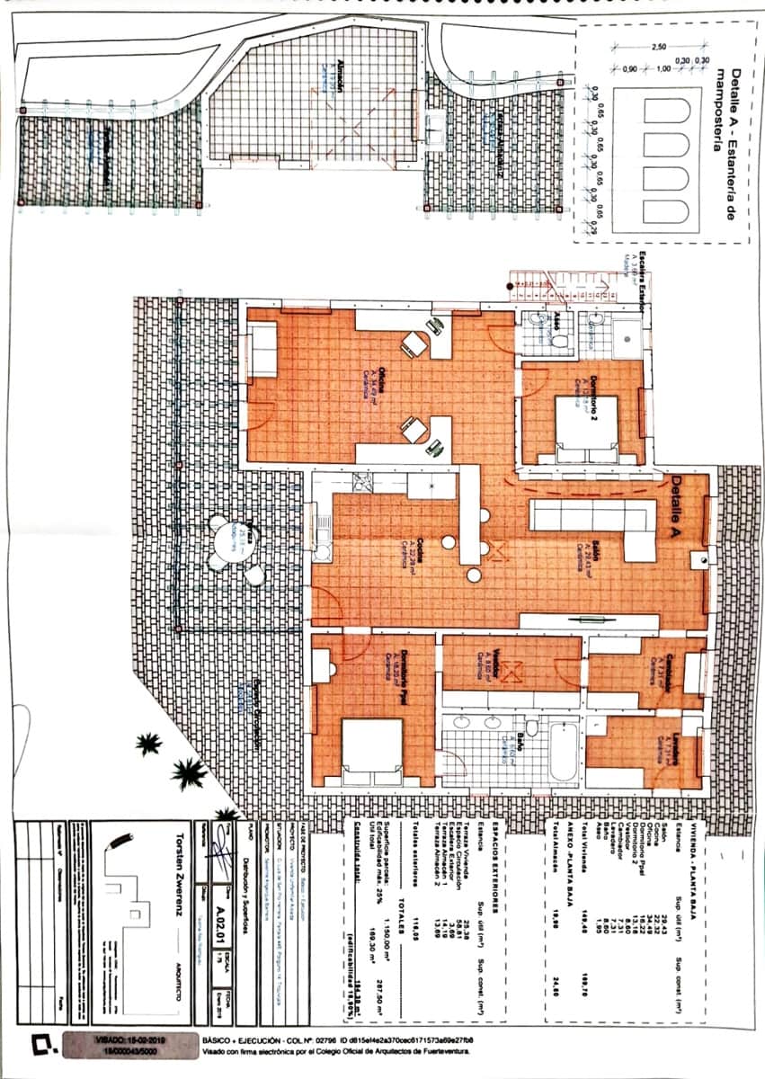 2 soveværelse Villa til salg i Antigua med swimmingpool garage - € 439.000 (Ref: 9107993)
