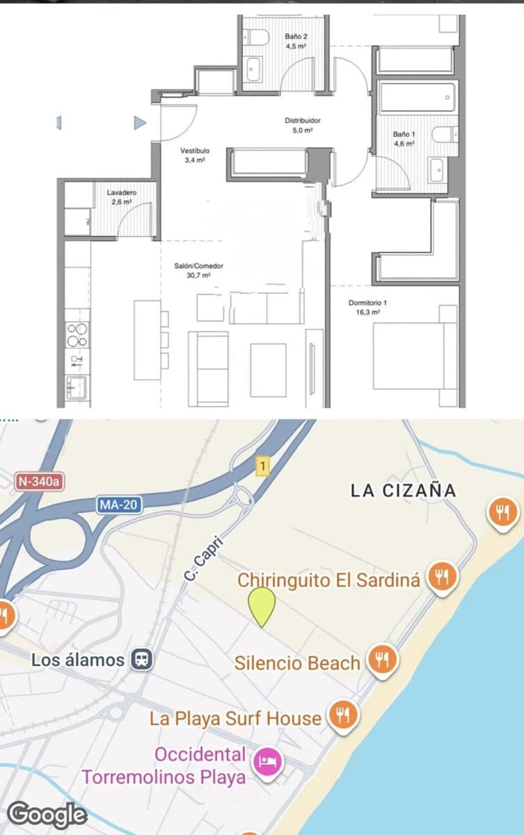 2 makuuhuone Huoneisto myytävänä paikassa Torremolinos - 740 000 € (Ref: 10020477)