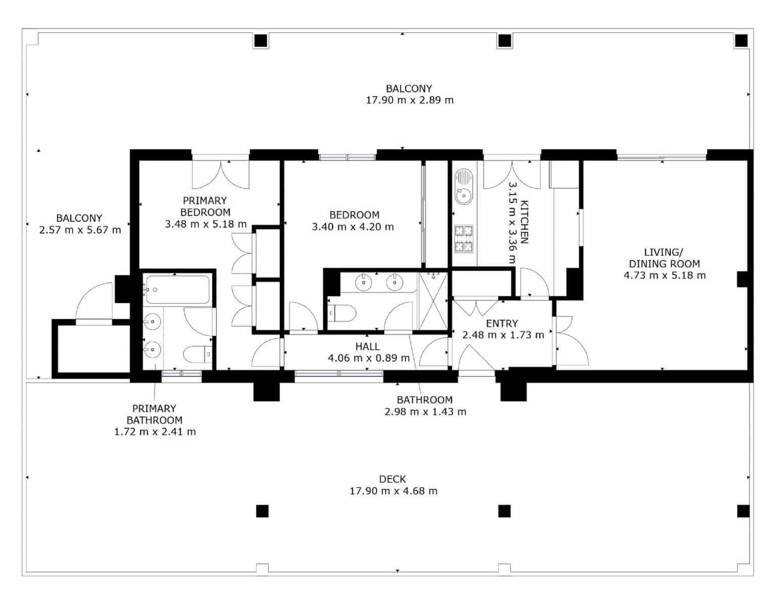 2 soverom Penthouse til salgs i Riviera del Sol - € 349 000 (Ref: 10097675)