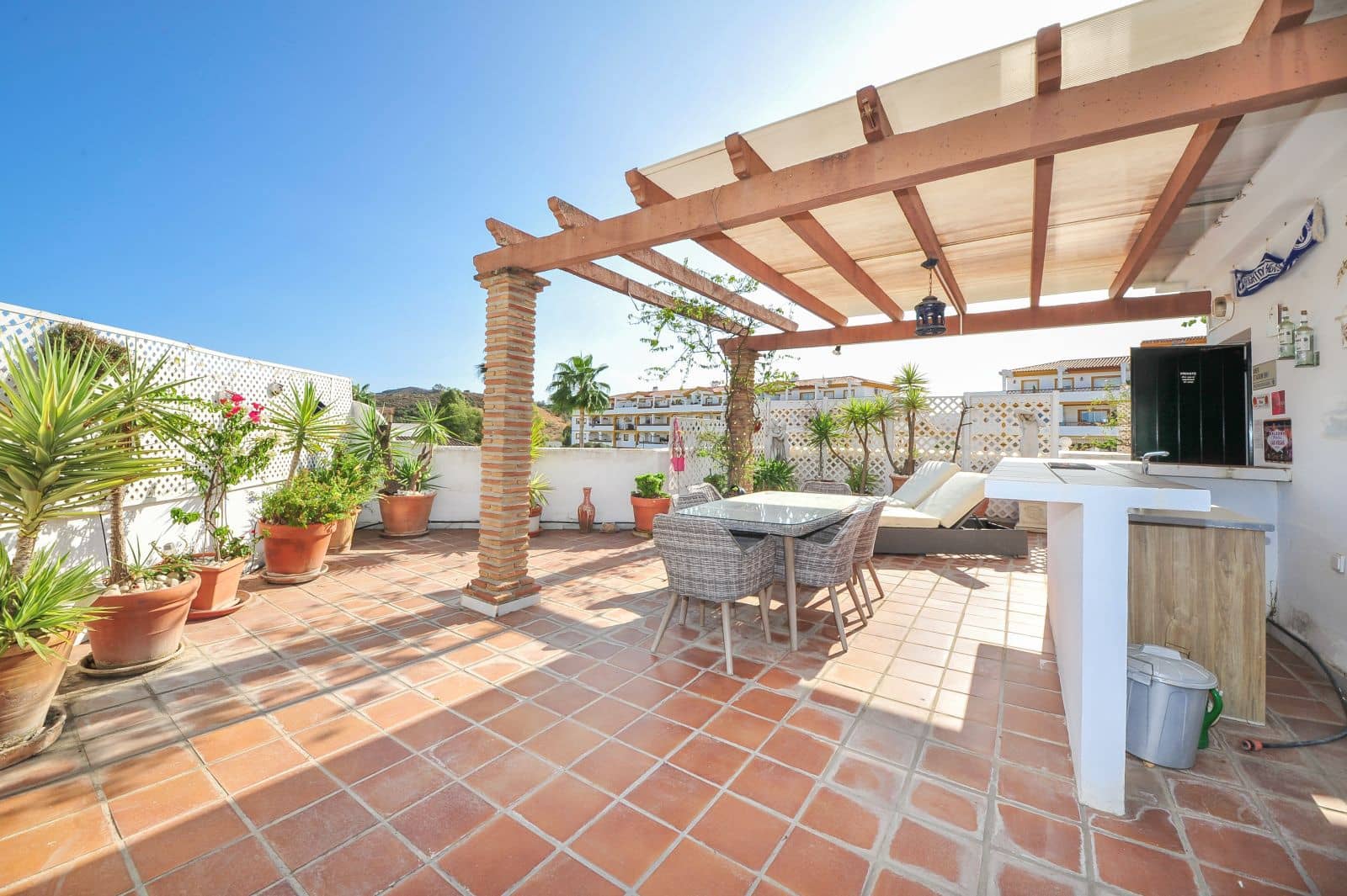 2 makuuhuone Kattohuoneisto myytävänä paikassa Mijas Golf - 375 000 € (Ref: 10097841)