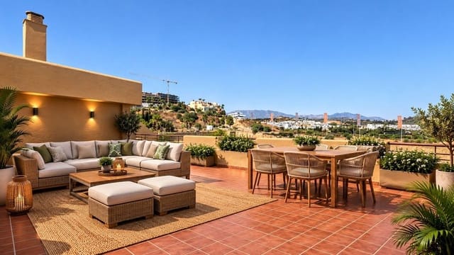 2 Zimmer Penthouse zu verkaufen in La Cala de Mijas, Mijas mit Pool Garage - 499.000 € (Ref: 10153469)