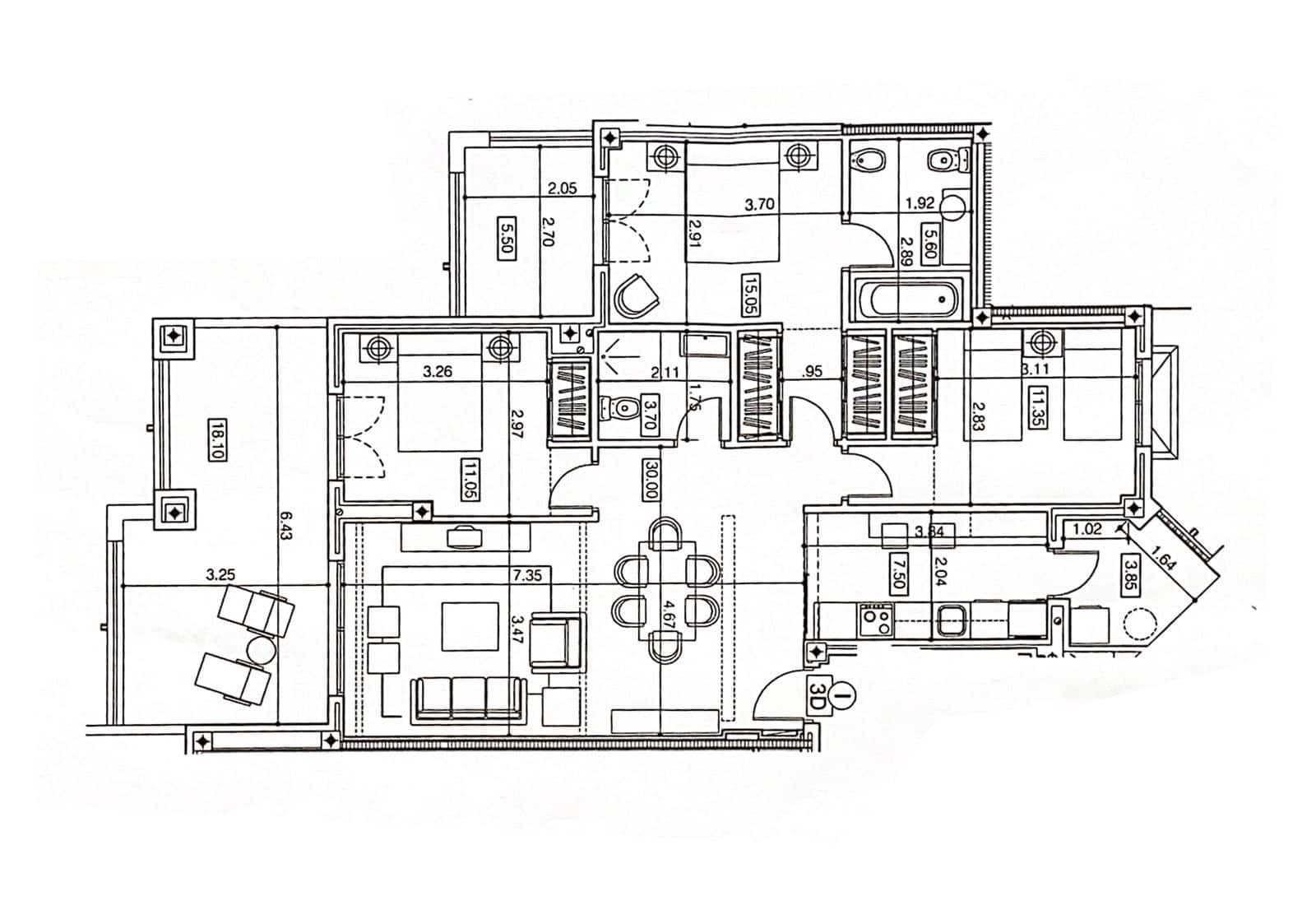 3 camera da letto Appartamento in vendita in Los Arqueros - 495.000 € (Rif: 10153494)