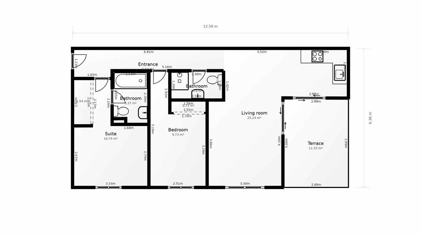 2 soverom Leilighet til salgs i Estepona med svømmebasseng garasje - € 299 000 (Ref: 10153576)