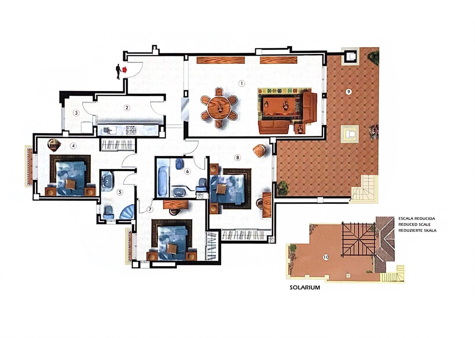 3 camera da letto Attico in vendita in Los Arqueros con piscina - 695.000 € (Rif: 10153619)