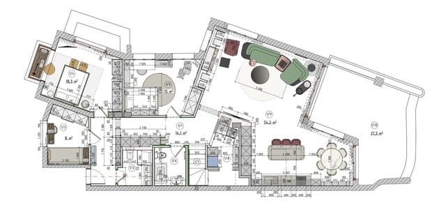 4 bedroom Penthouse for sale in Guadalmansa, Estepona - € 2,195,000 (Ref: 9431362)