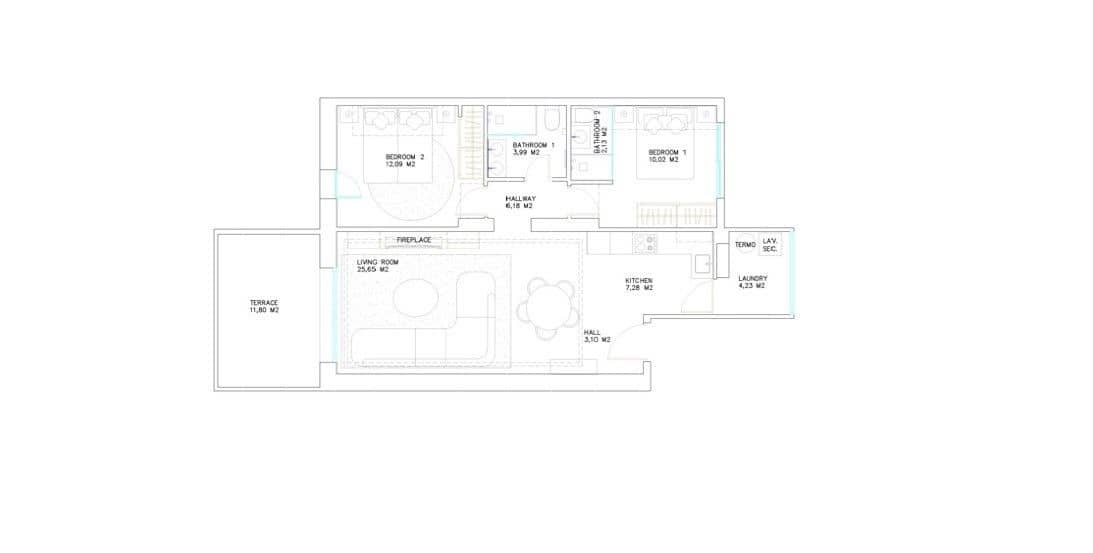 2 chambre Appartement à vendre à Costalita - 995 000 € (Ref: 9472843)