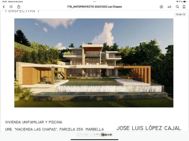 Building Plot for sale in Las Chapas, Marbella - € 1,000,000 (Ref: 9518685)