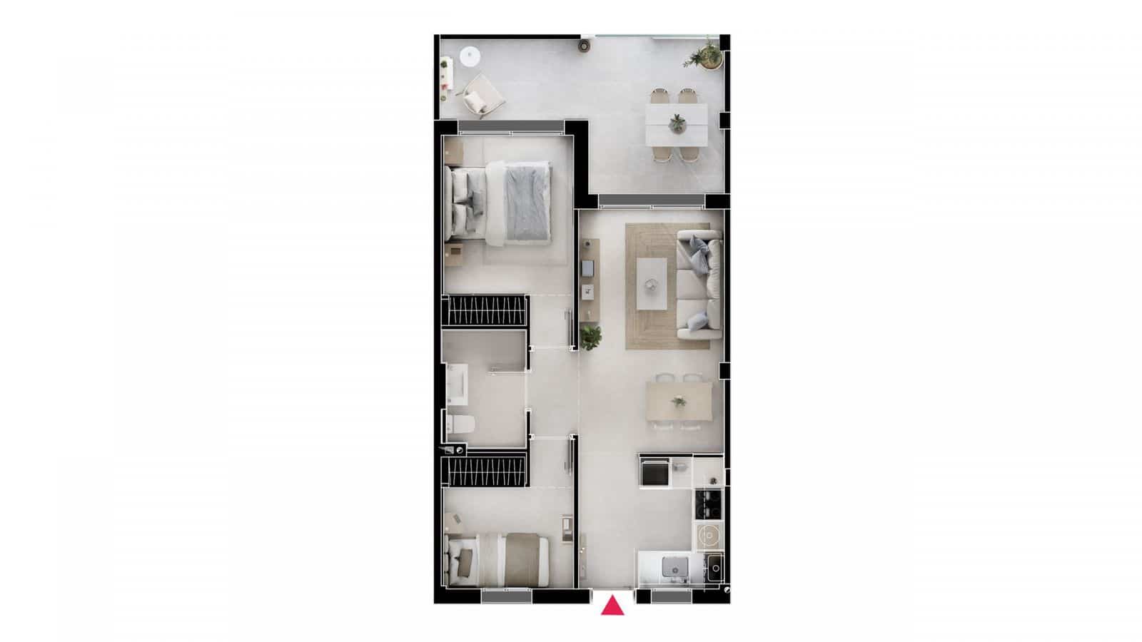 2 slaapkamer Appartement te koop in Artola - € 385.000 (Ref: 9564868)