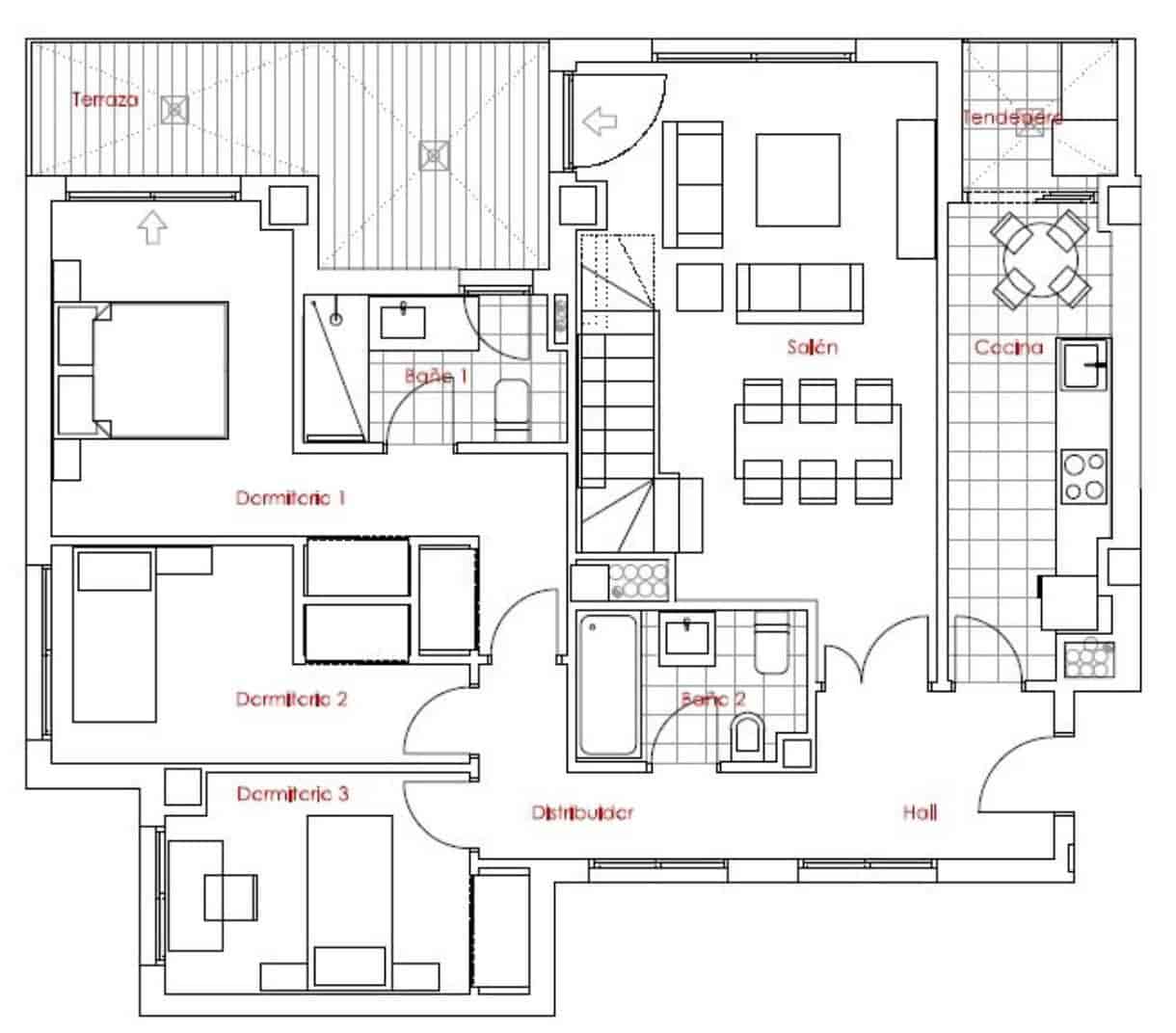 3 sovrum Takvåning till salu i Estepona - 759 000 € (Ref: 9611218)