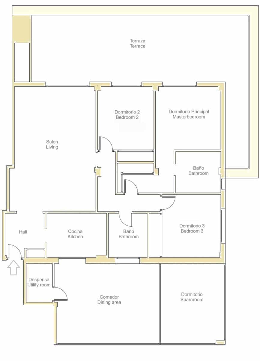 3 sypialnia Apartament na sprzedaż w Torrequebrada - 689 000 € (Ref: 9677246)