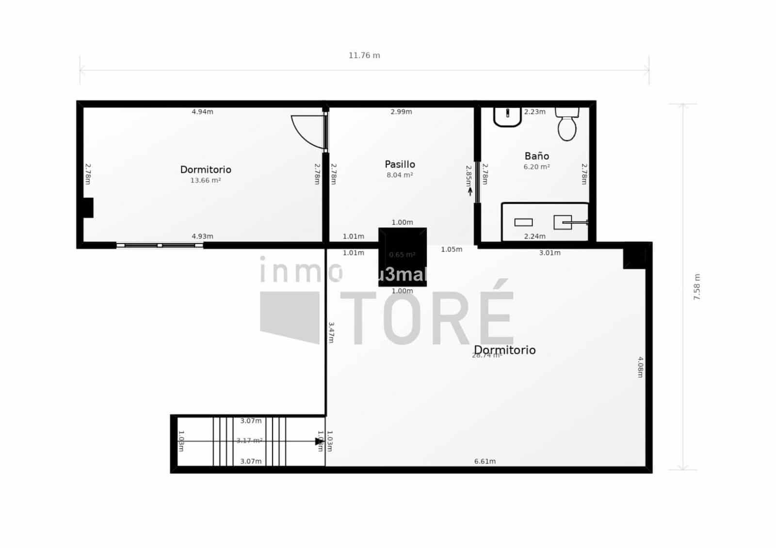 3 sovrum Lägenhet till salu i Malaga stad - 429 000 € (Ref: 9694909)