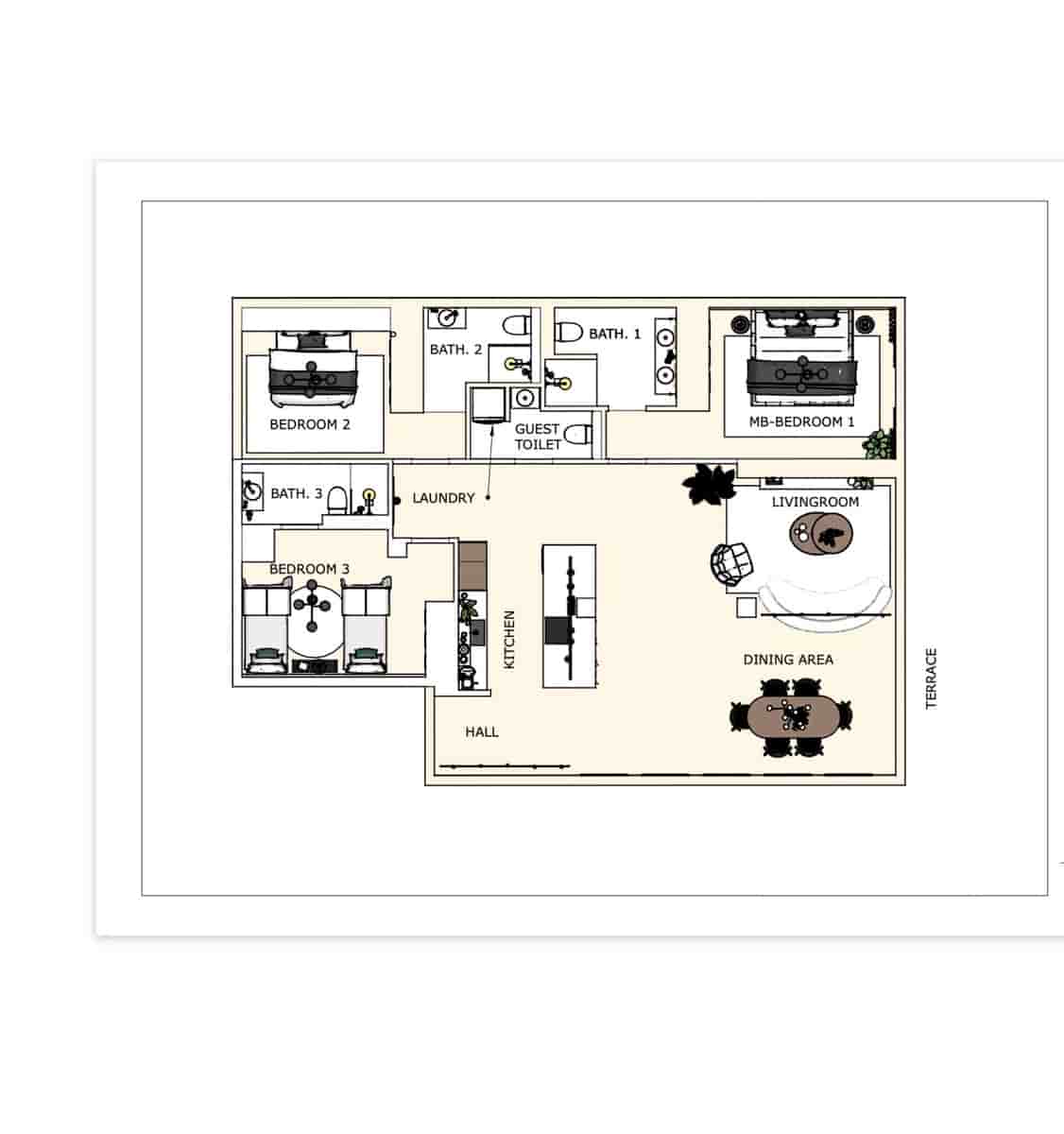 Apartamento de 3 habitaciones en La Quinta en venta - 899.000 € (Ref: 9694951)