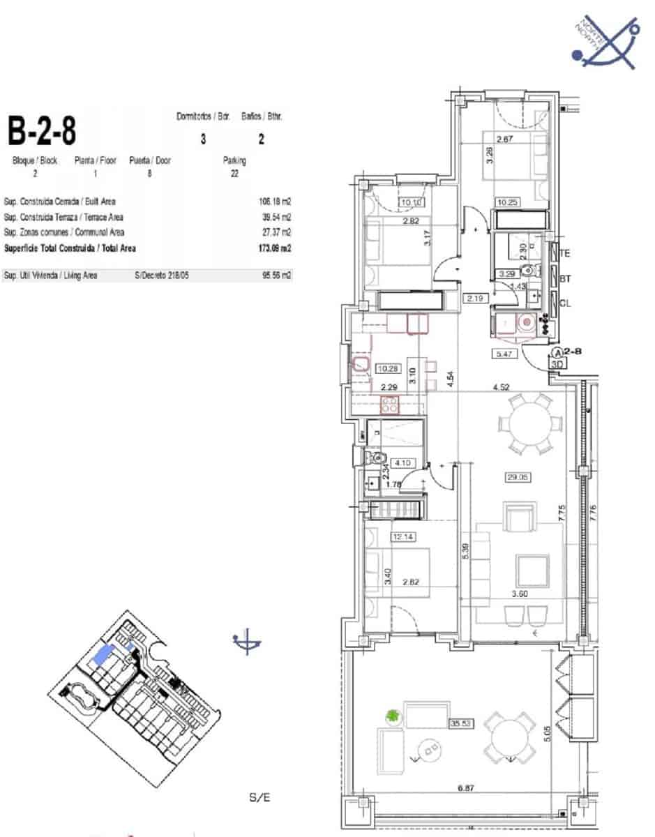 3 chambre Appartement à vendre à Bahia de Casares - 450 000 € (Ref: 9738686)
