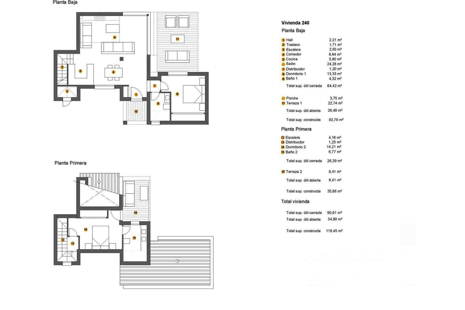 2 quarto Casa em Banda para venda em Bahia Dorada - 610 000 € (Ref: 9738835)