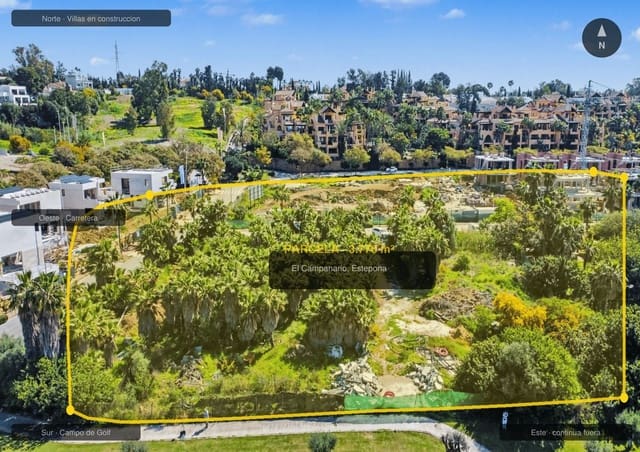 Terrain à Bâtir à vendre à El Paraiso, Estepona - 1 850 000 € (Ref: 9738918)