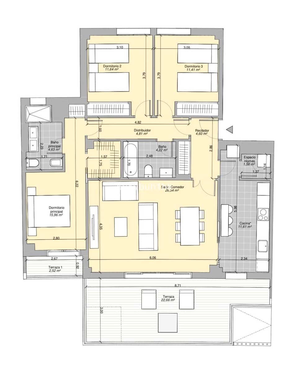 3 bedroom Apartment for sale in Malaga city - € 950,000 (Ref: 9843489)