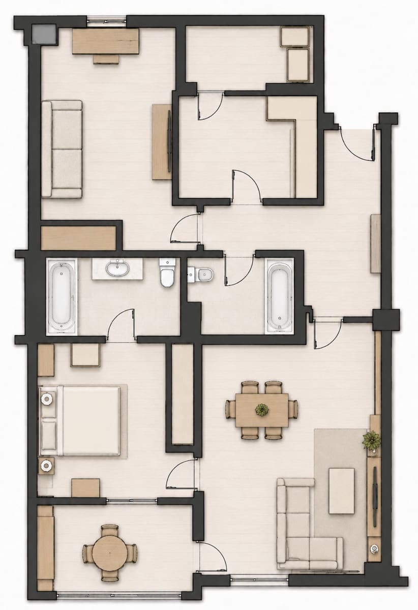 2 slaapkamer Appartement te koop in Manilva - € 299.000 (Ref: 9843533)