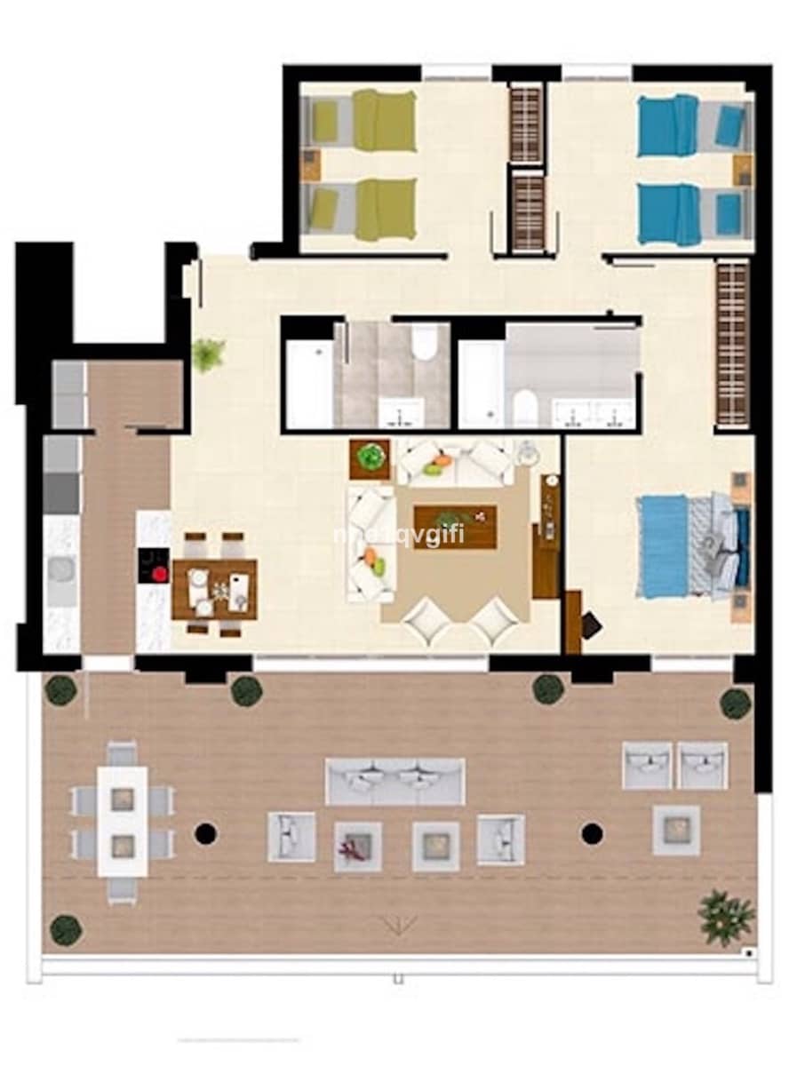 3 soveværelse Lejlighed til salg i Benahavis - € 695.000 (Ref: 9878290)