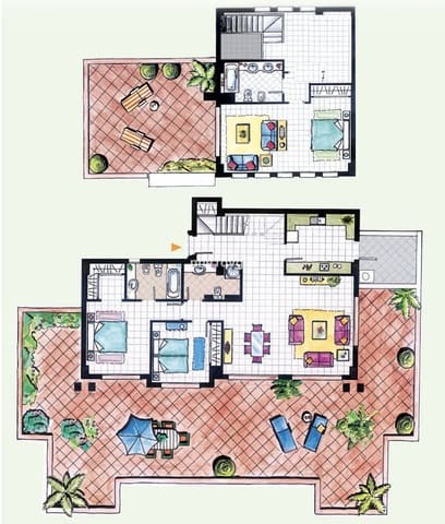3 slaapkamer Penthouse te koop in Elviria, Marbella - € 785.000 (Ref: 9878351)