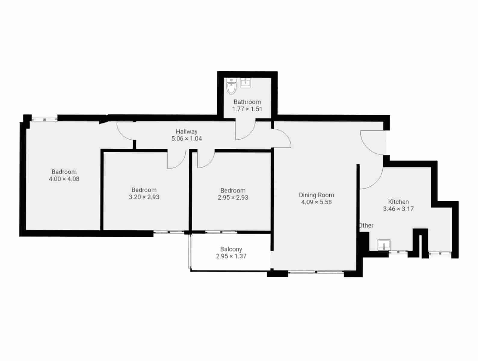 3 sypialnia Apartament na sprzedaż w Miasto Malaga - 329 000 € (Ref: 9884397)