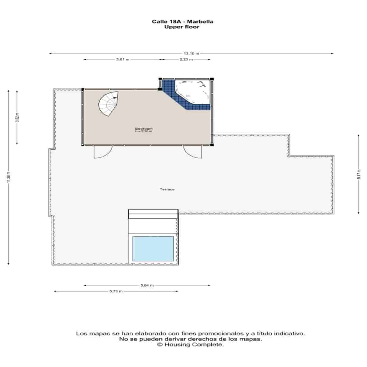 2 quarto Penthouse para venda em Guadalmina - 720 000 € (Ref: 9910727)