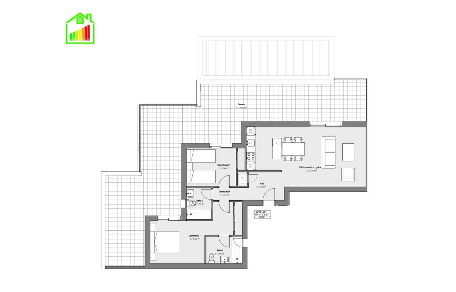 2 soveværelse Penthouse til salg i La Cala de Mijas - € 575.000 (Ref: 9967344)
