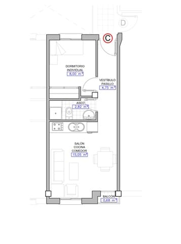1 camera da letto Appartamento in vendita in Mijas con garage - 170.000 € (Rif: 9265160)