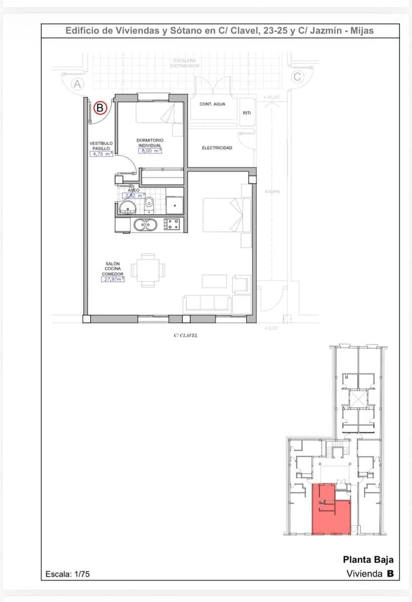 Piso de 1 habitación en Mijas en venta con garaje - 205.000 € (Ref: 9348950)